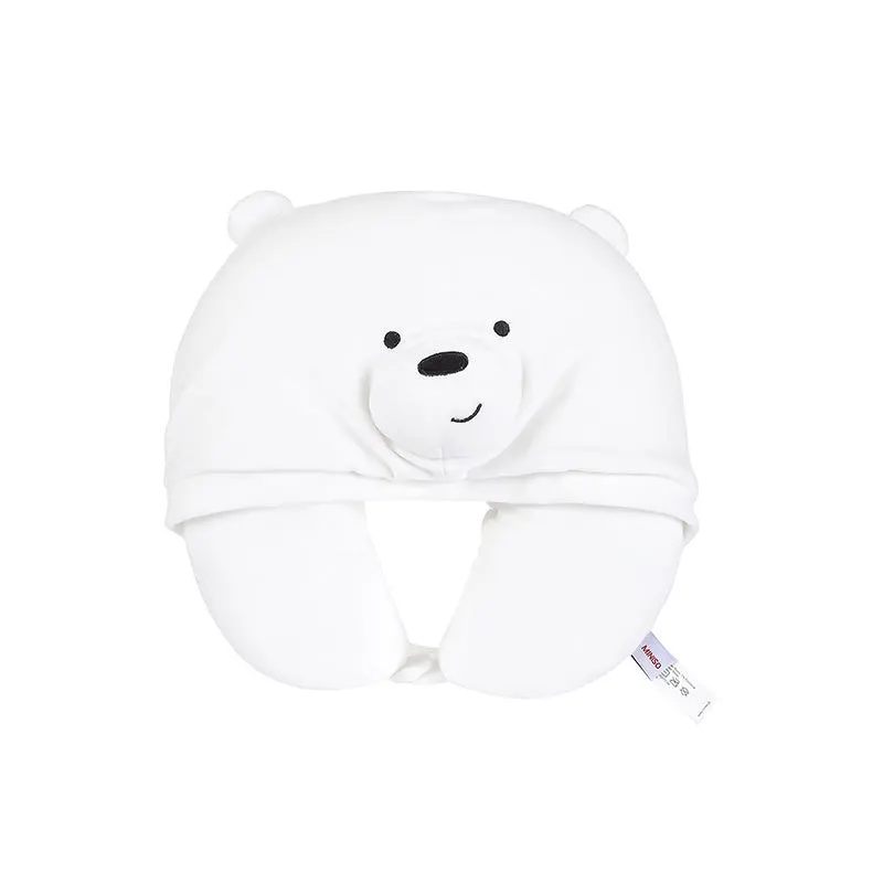We Bare Bears - U-Shaped Pillow With Hood(Ice Bear) 1