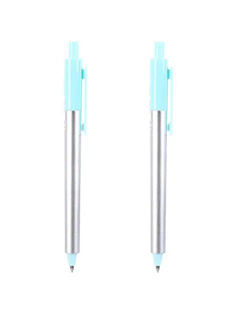 Aluminum Green Matte Penholder Gel Pen 0.5Mm (Black) 1