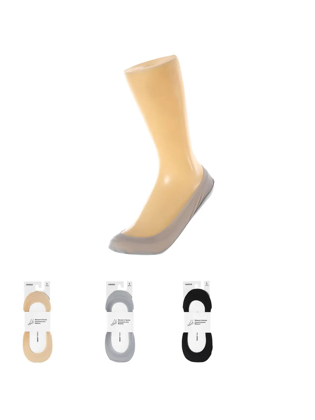 Non-Slip Series-Women's Comfortable No-Show Socks 1