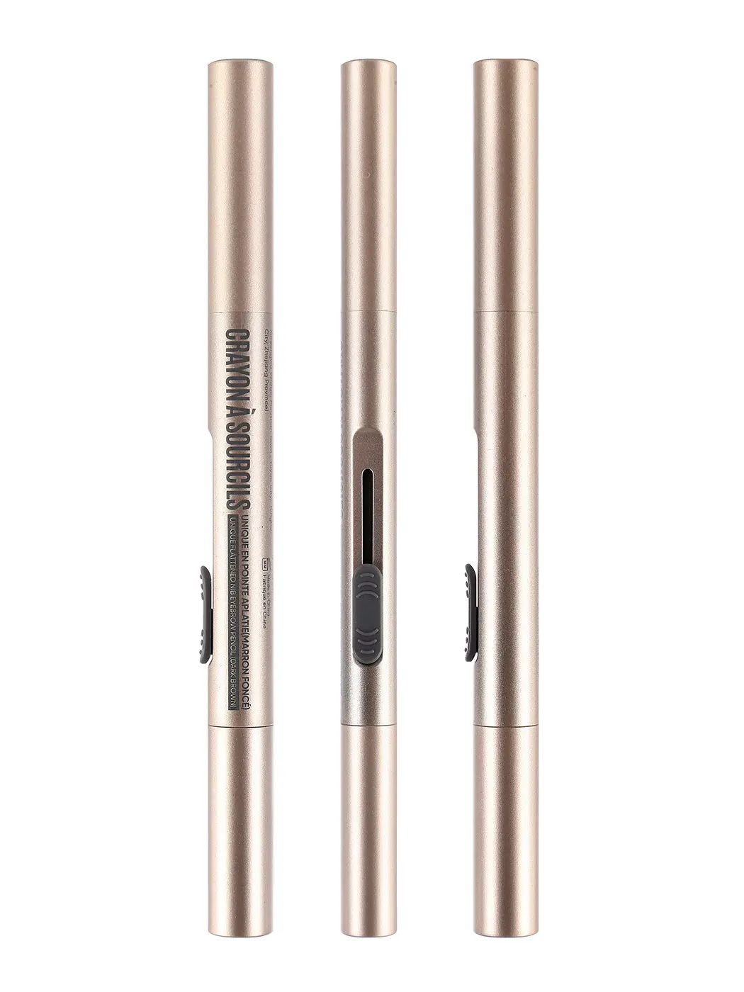 Unique Flattened Nib Eyebrow Pencil(Dark 1
