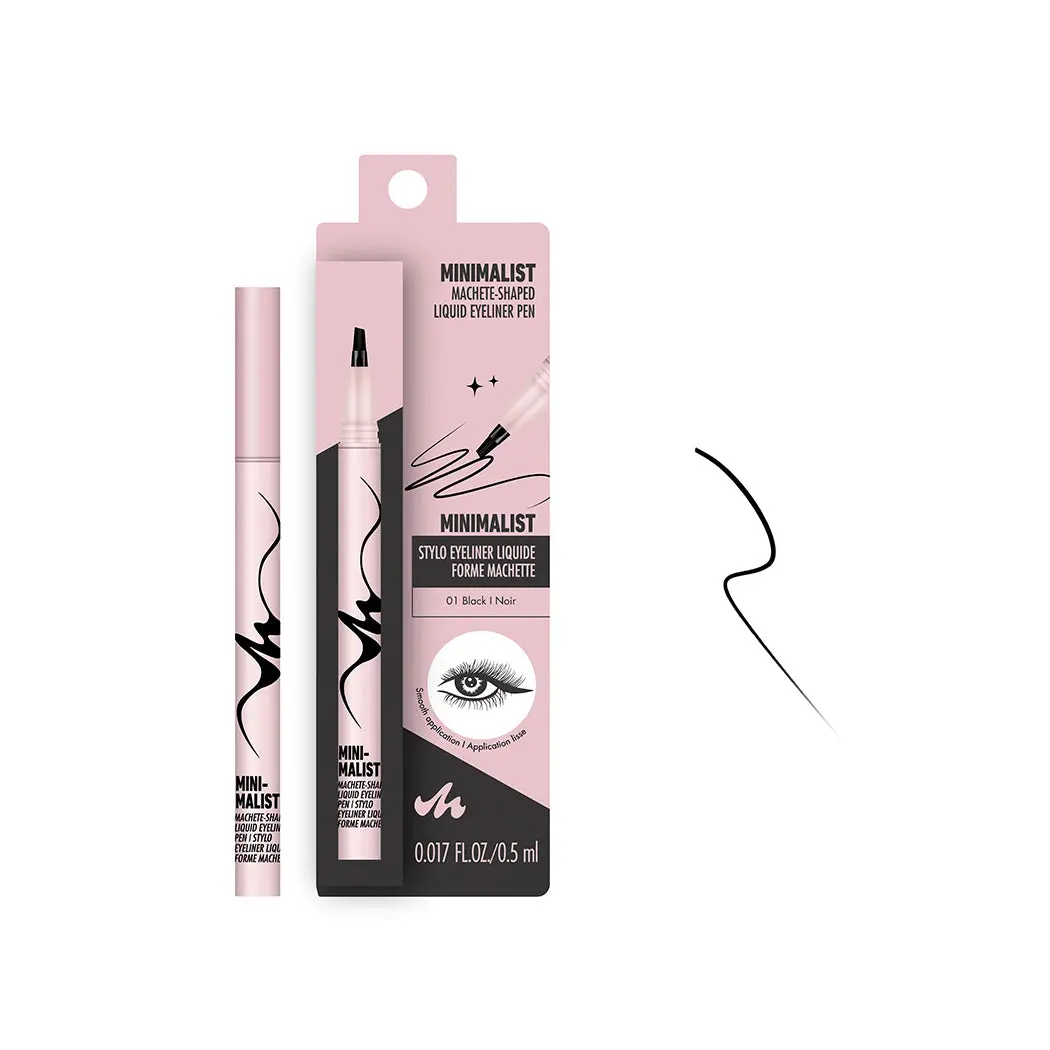 Minimalist Machete-Shaped Liquid Eyeliner Pen(01 Black) 1