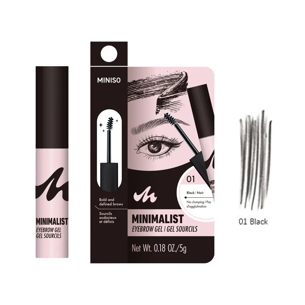 Minimalist Eyebrow Gel (01 Black) 1