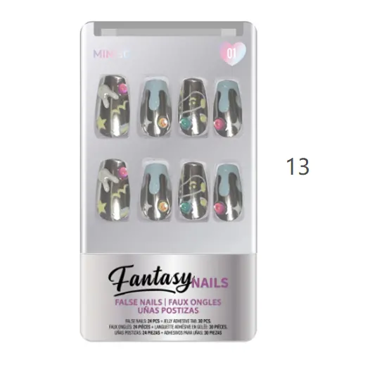 Fantasy  False Nails With Jelly Adhesive Tabs（13） 1