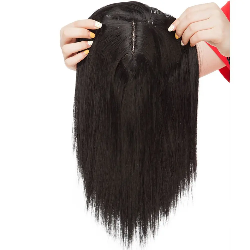 Clip On Hair Topper Pieces Synthetic Wiglet For Women 8