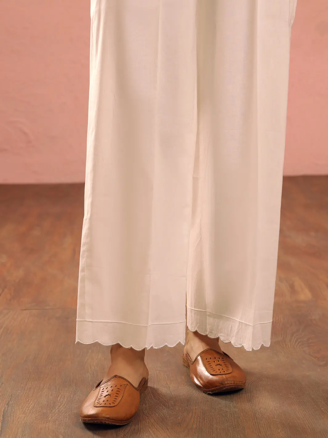 White Dyed Trousers - Al-T-718 1