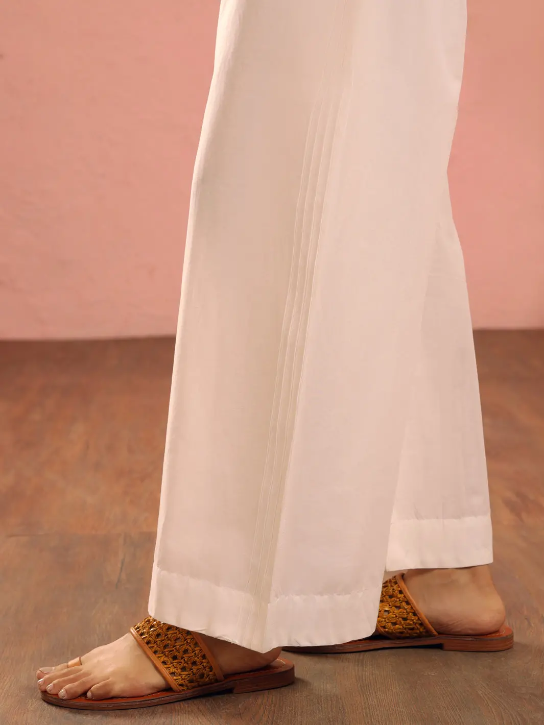 White Dyed Trousers - Al-T-720 1