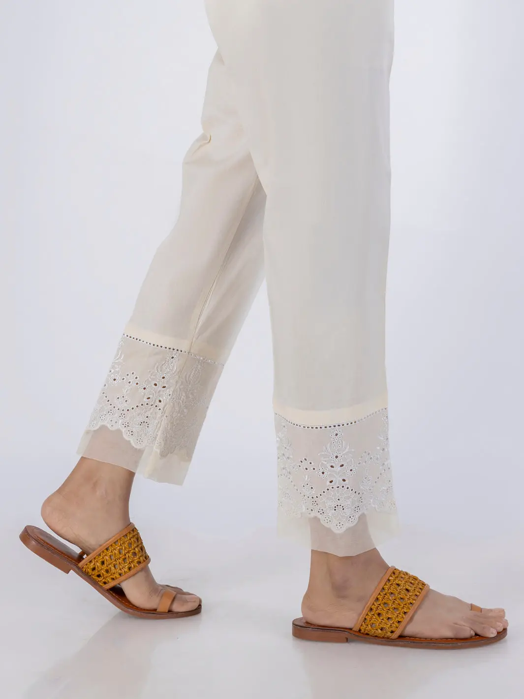 Off White Dyed Trousers - Al-T-732 1