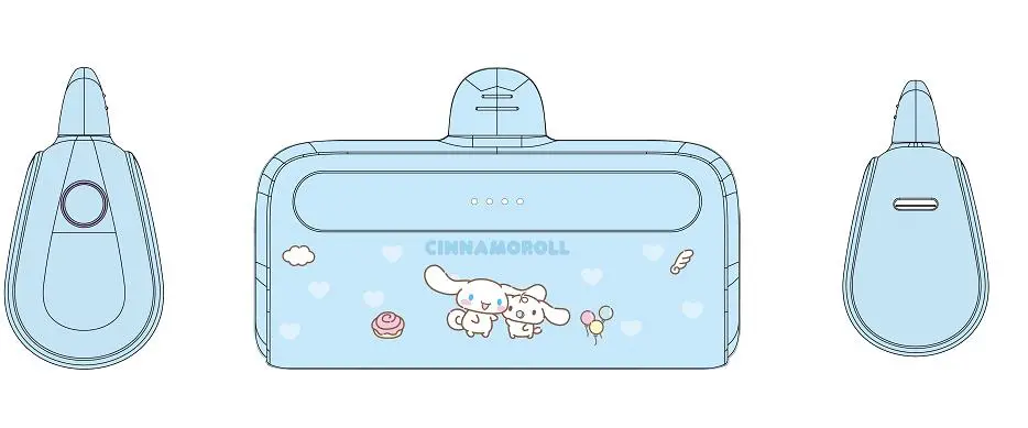 Sanrio Characters 4500Mah Plug-In Type-C Power Bank(Cinnamoroll)  Model: F69 1