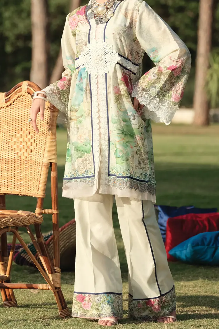 Pistachio Green Lawn 2Pc Unstitched - Alp-774 1