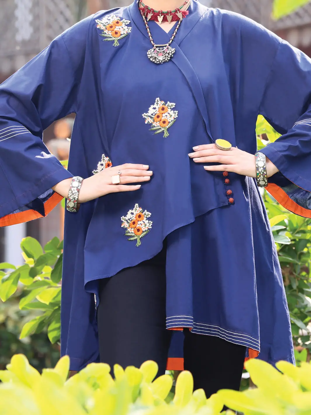Blue Lawn Tunic - Al-Lk-774 1