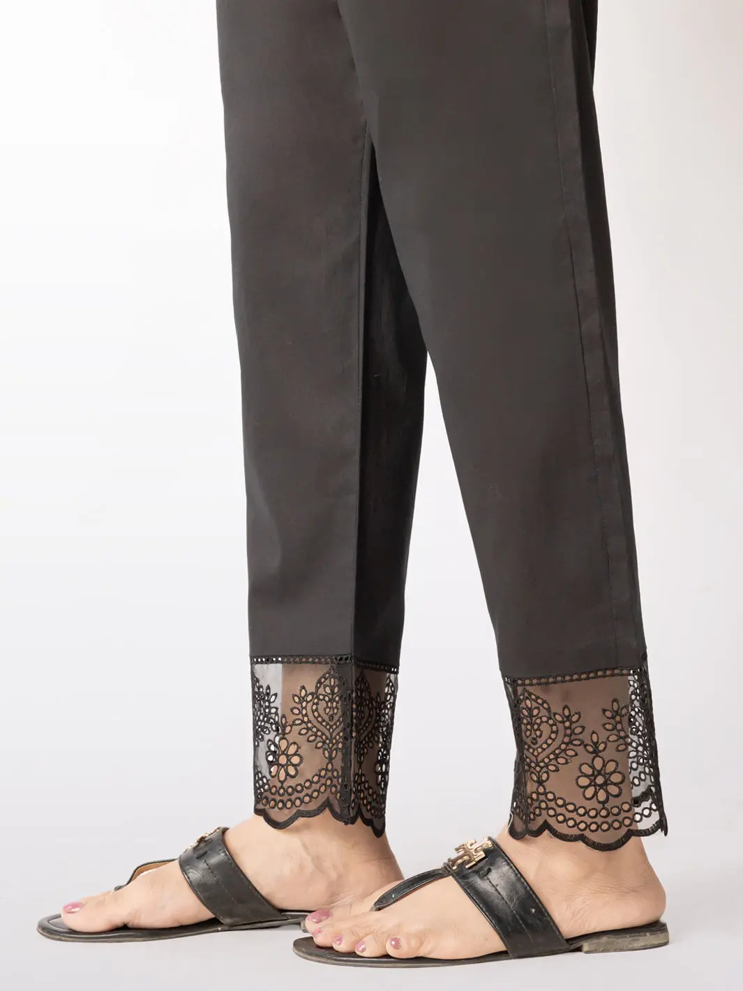 Black Cambric Trousers - Al-T-786 1