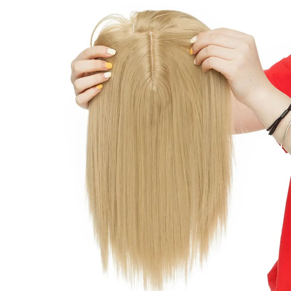 Clip On Hair Topper Pieces Synthetic Wiglet For Women 4
