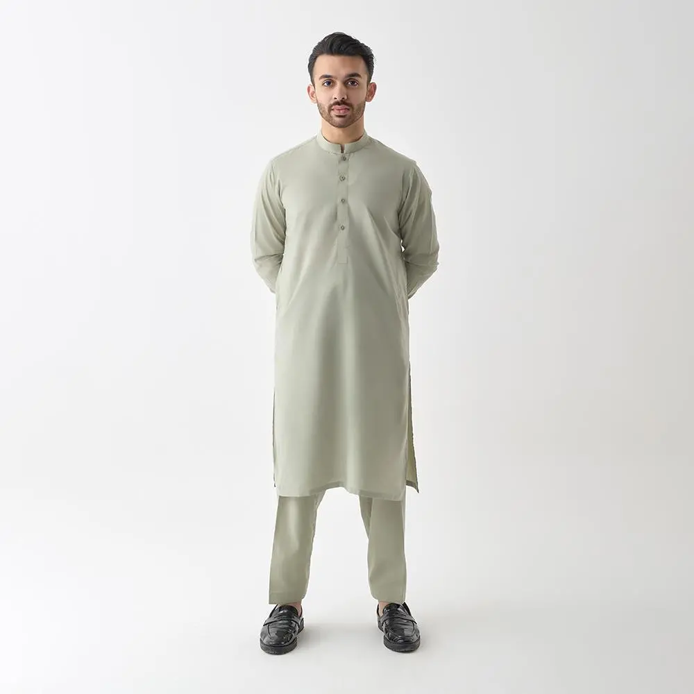 Sage Green Shalwar Kameez Set 1
