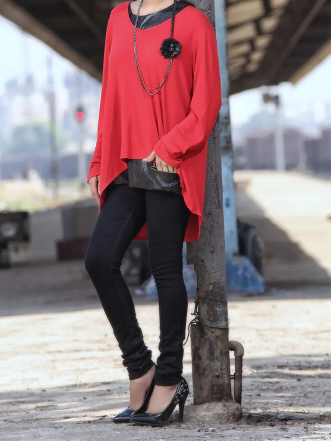 Red Women Top - Lsk-2026 1