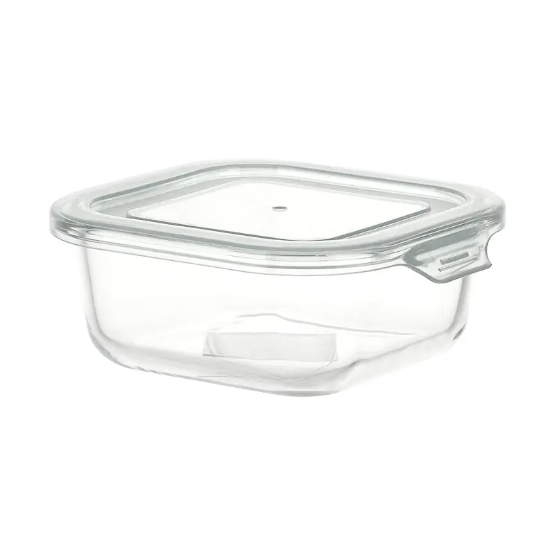 High Borosilicate Glass Food Container 800Ml (White) 1