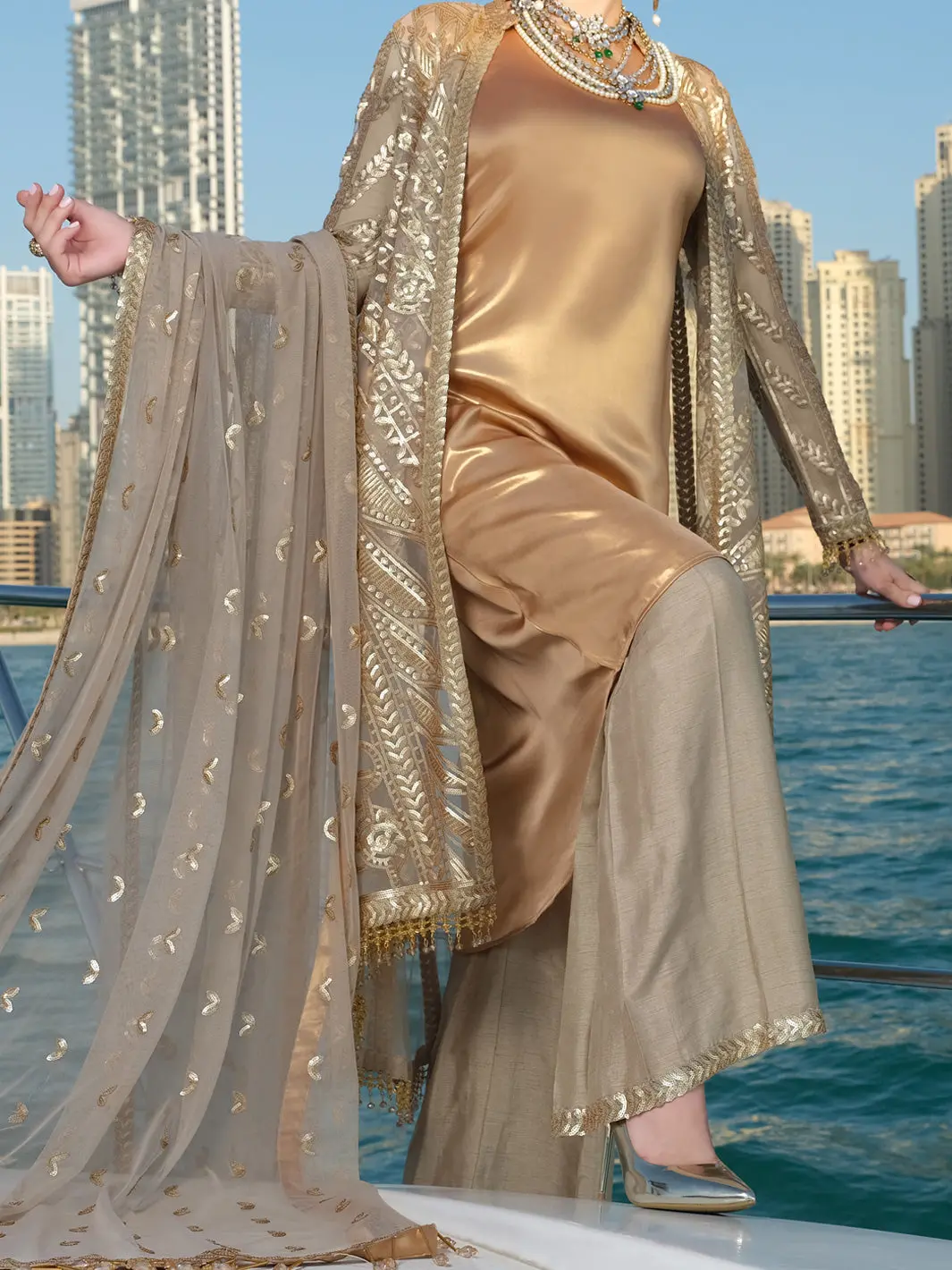 Golden Net 3Pc Stitched - Alp-3Ps-911 1