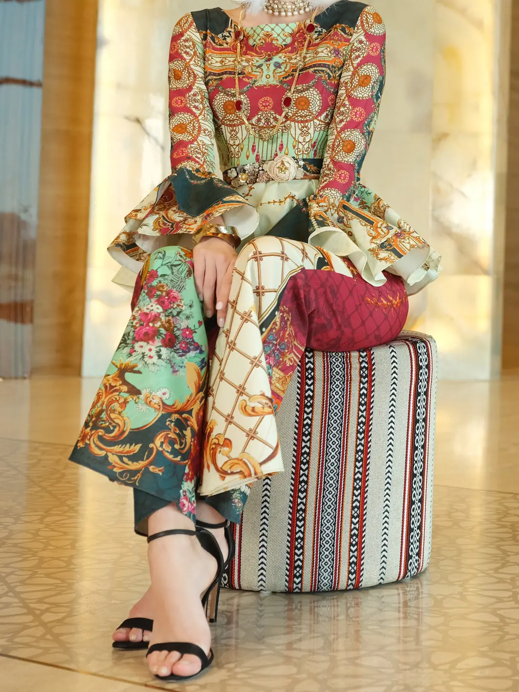 Ivory Lawn 2Pc Unstitched - Alp-2Ps-914 1