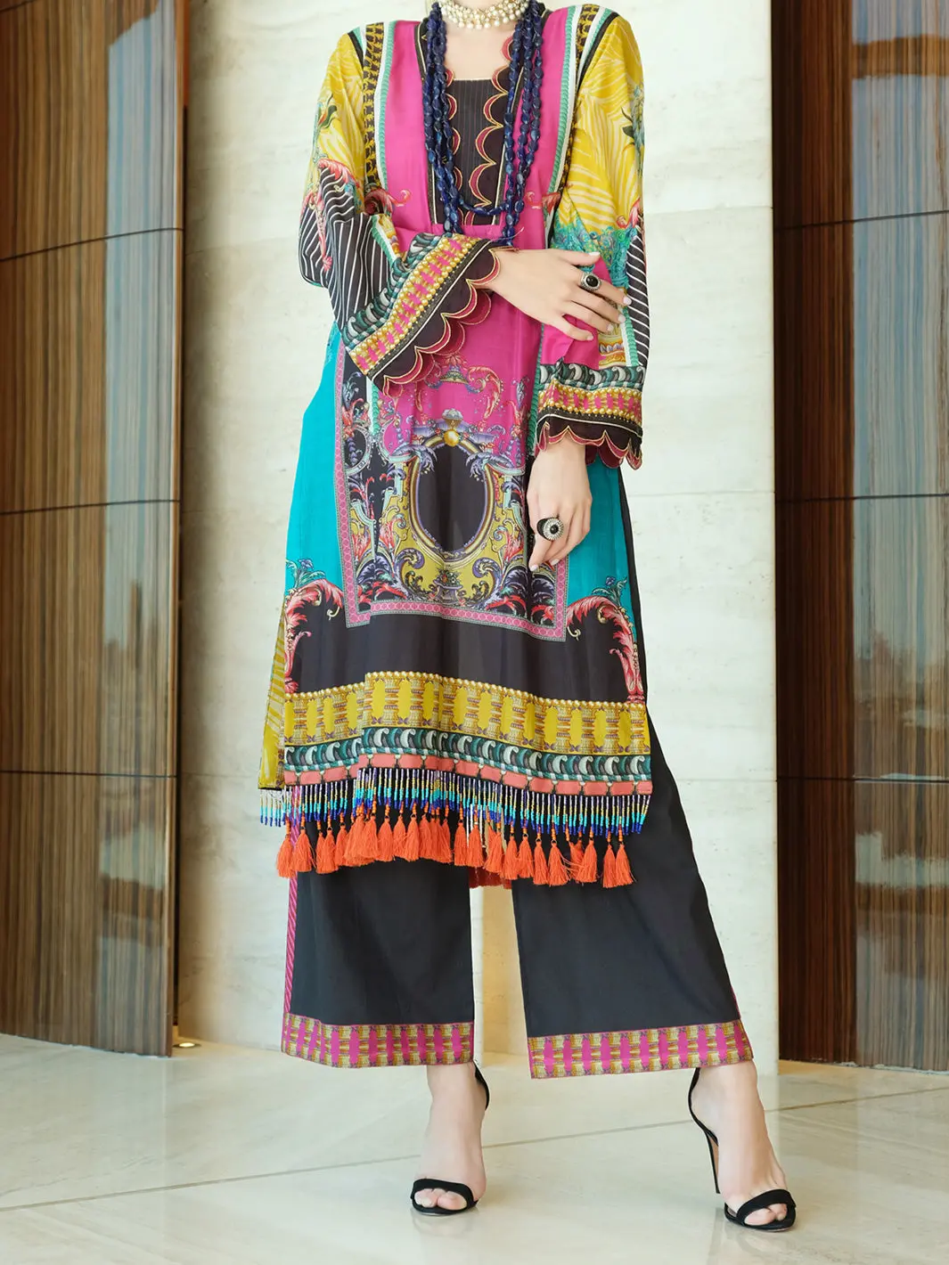 Magenta Lawn 2Pc Unstitched - Alp-2Ps-918 1