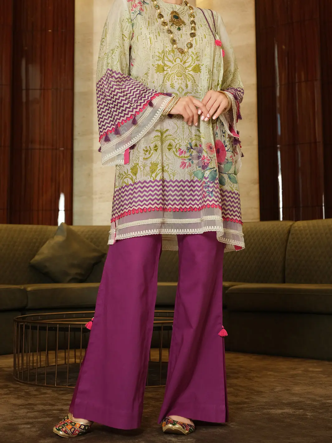 Ivory Lawn 2Pc Unstitched - Alp-2Ps-919 1