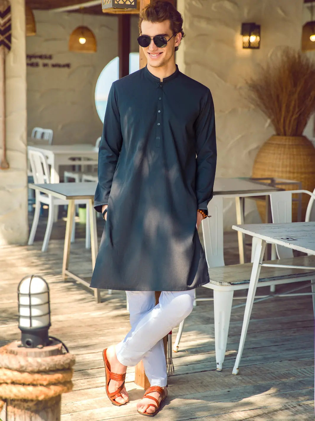 Green Kurta - Al-K-949 1