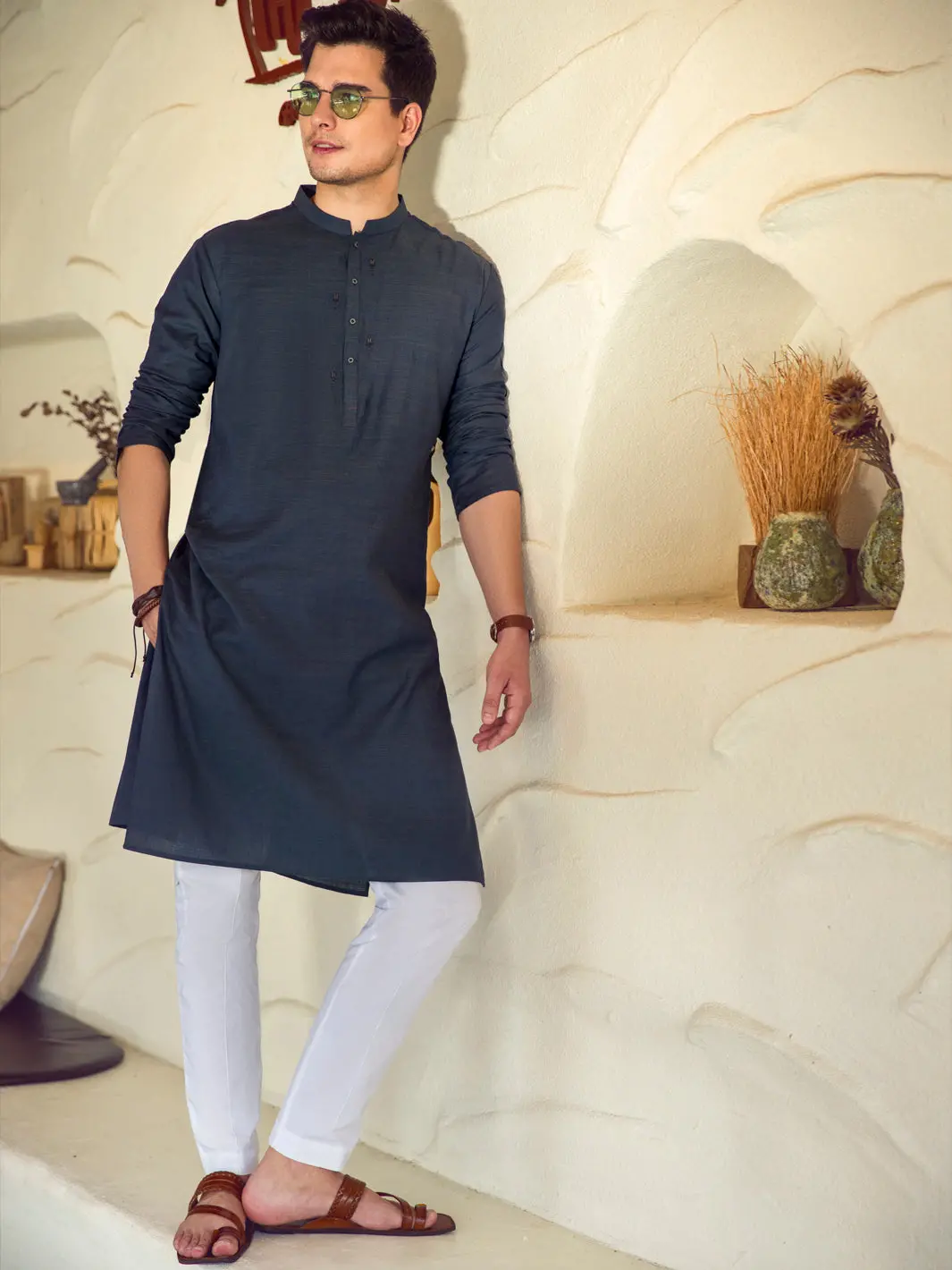 Green Kurta - Al-K-951 1