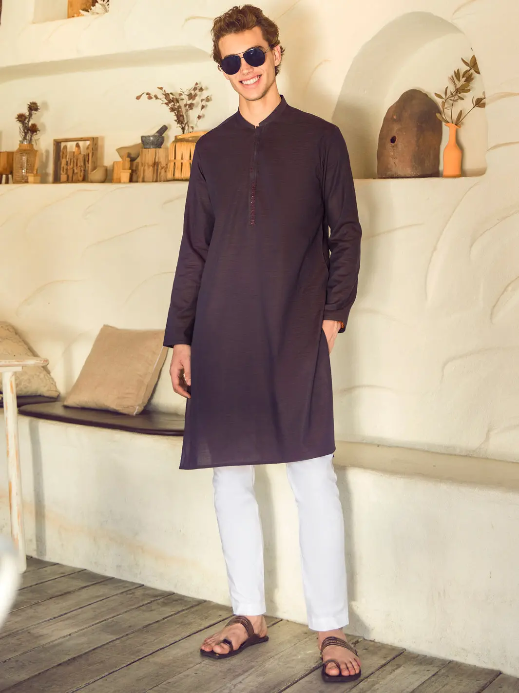 Purple Kurta - Al-K-952 1