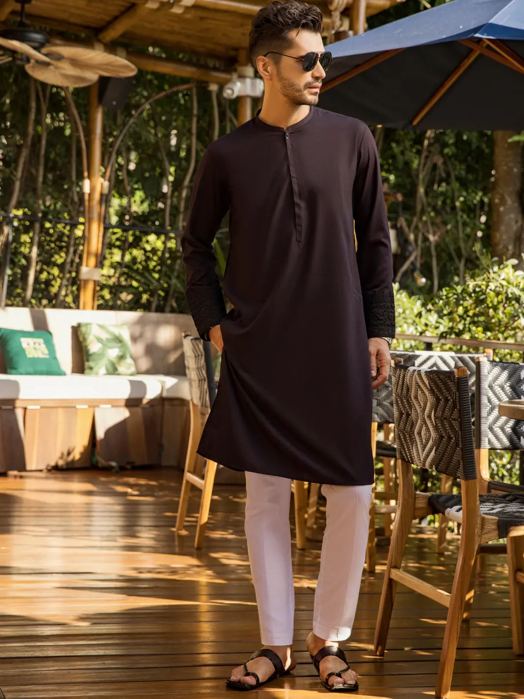 Dark Purple Kurta - Al-K-959 1