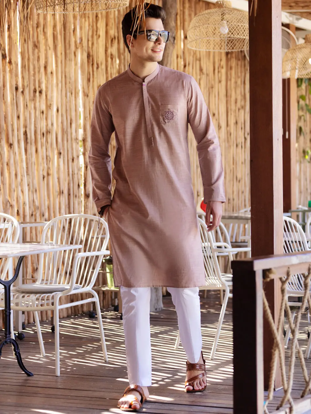 Pink Kurta - Al-K-961 1