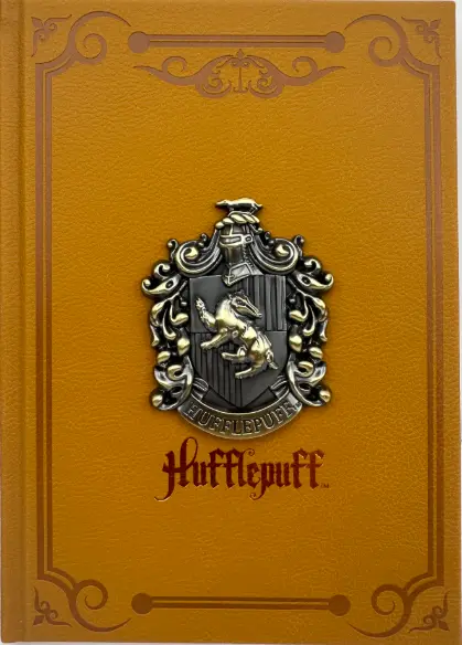 Harry Potter A5 Pu Embossment Hardcover Book (96 Sheets) (Hufflepuff) 1