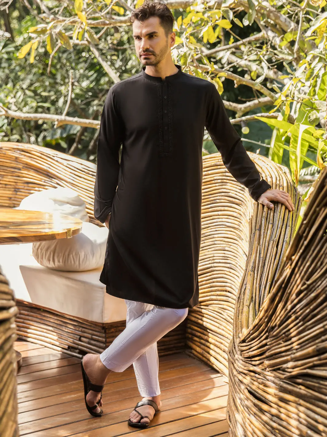 Black Kurta - Al-K-985 1