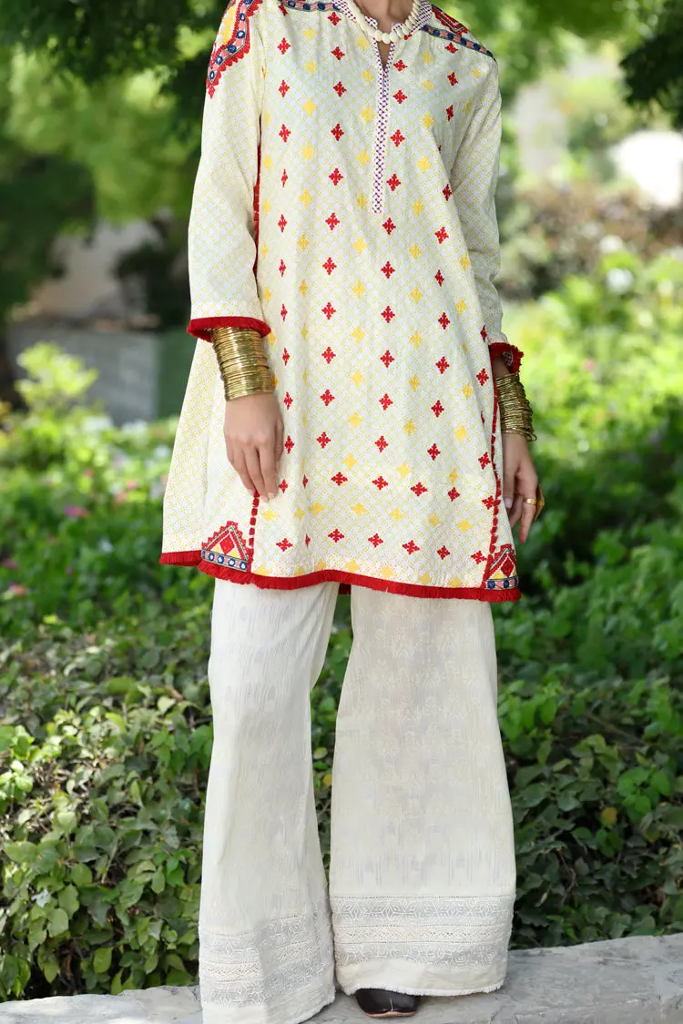 Off White Wool 2Pc Stitched - Lks-625 1
