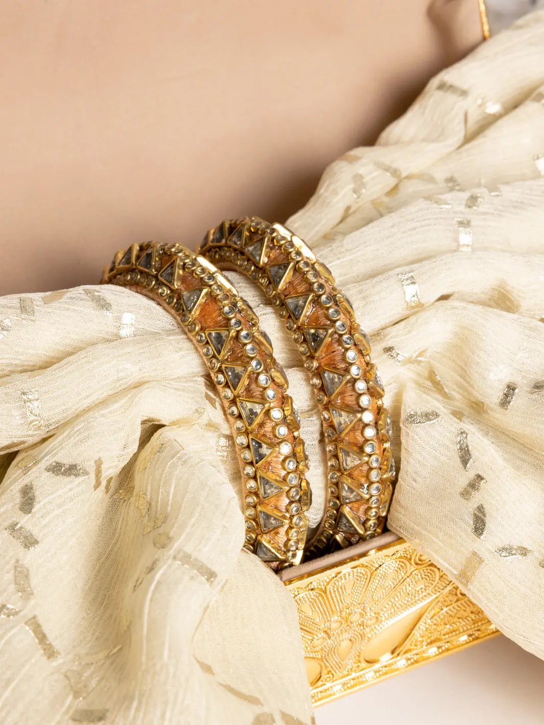 Peach Bangles - Al-Bg-1041 1