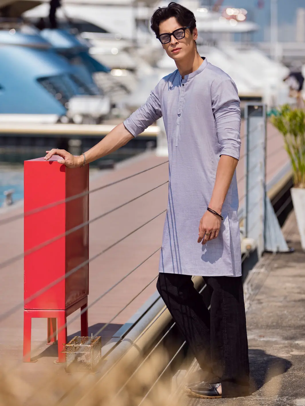 Light Purple Kurta - Al-K-1052 1