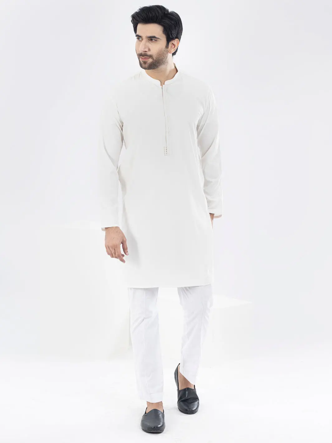 Off White Kurta - Al-K-1068A 1