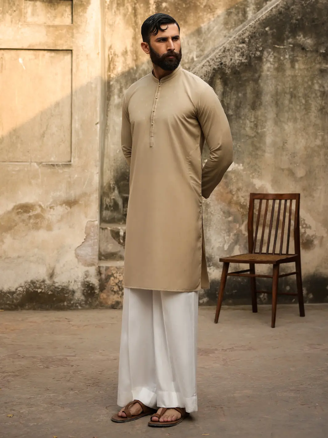 Fawn Cut & Sew Kurta - Al-K-1303 1