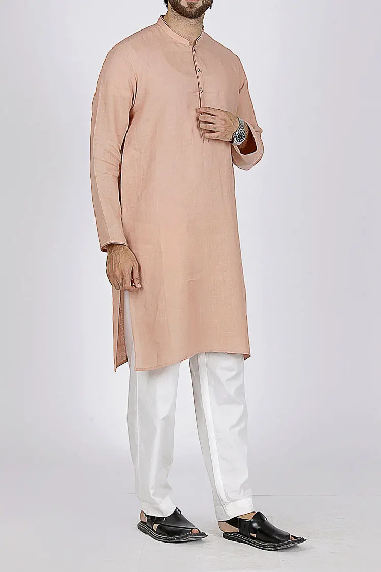 Pink Blended Kurta - Al-K-528 1