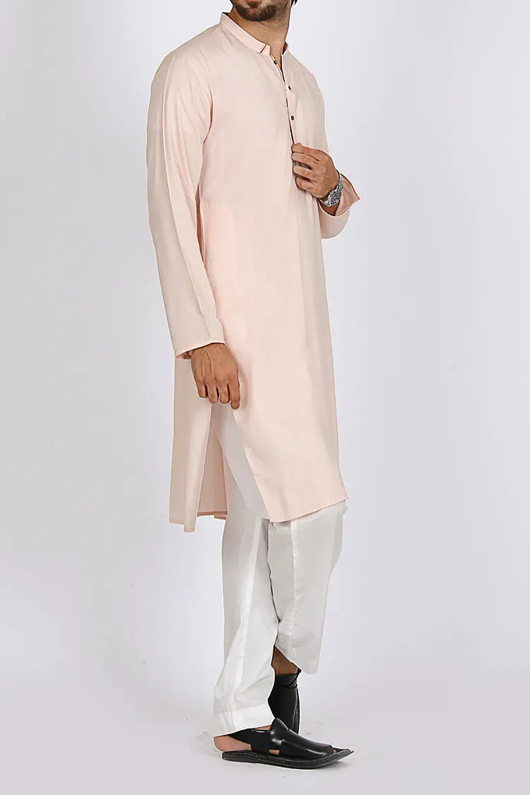 Pink Blended Kurta - Al-K-543 1