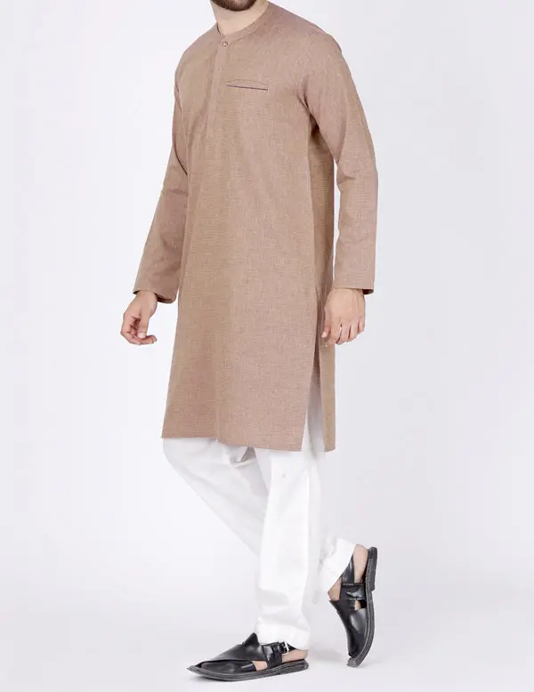 Purple Blended Kurta - Al-K-572 1