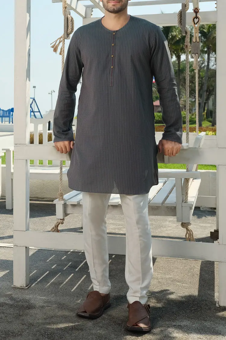 Green Bunnat Kurta - Al-K-837 1