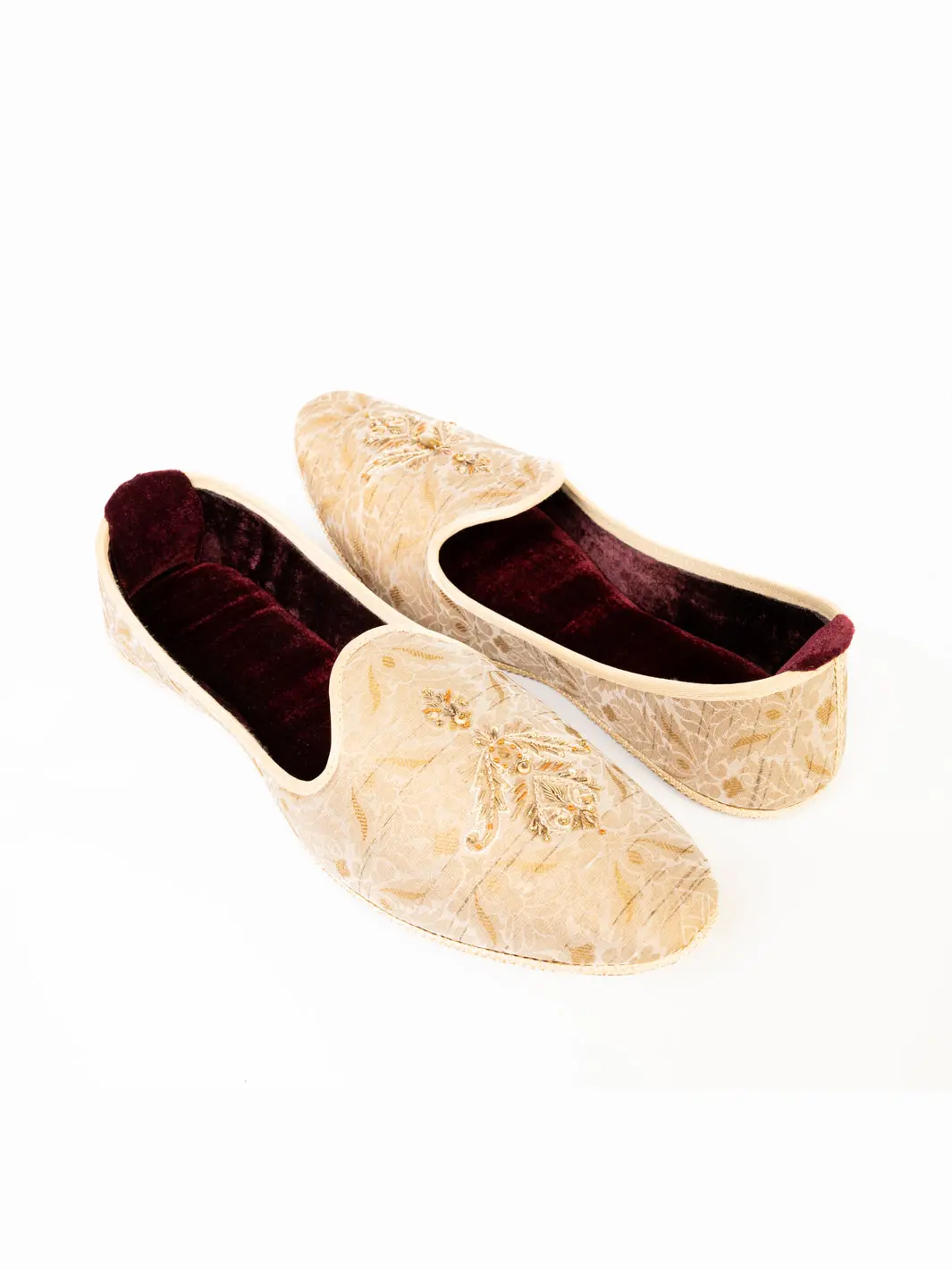 Golden Blended Khussa - Al-Kh-136 1