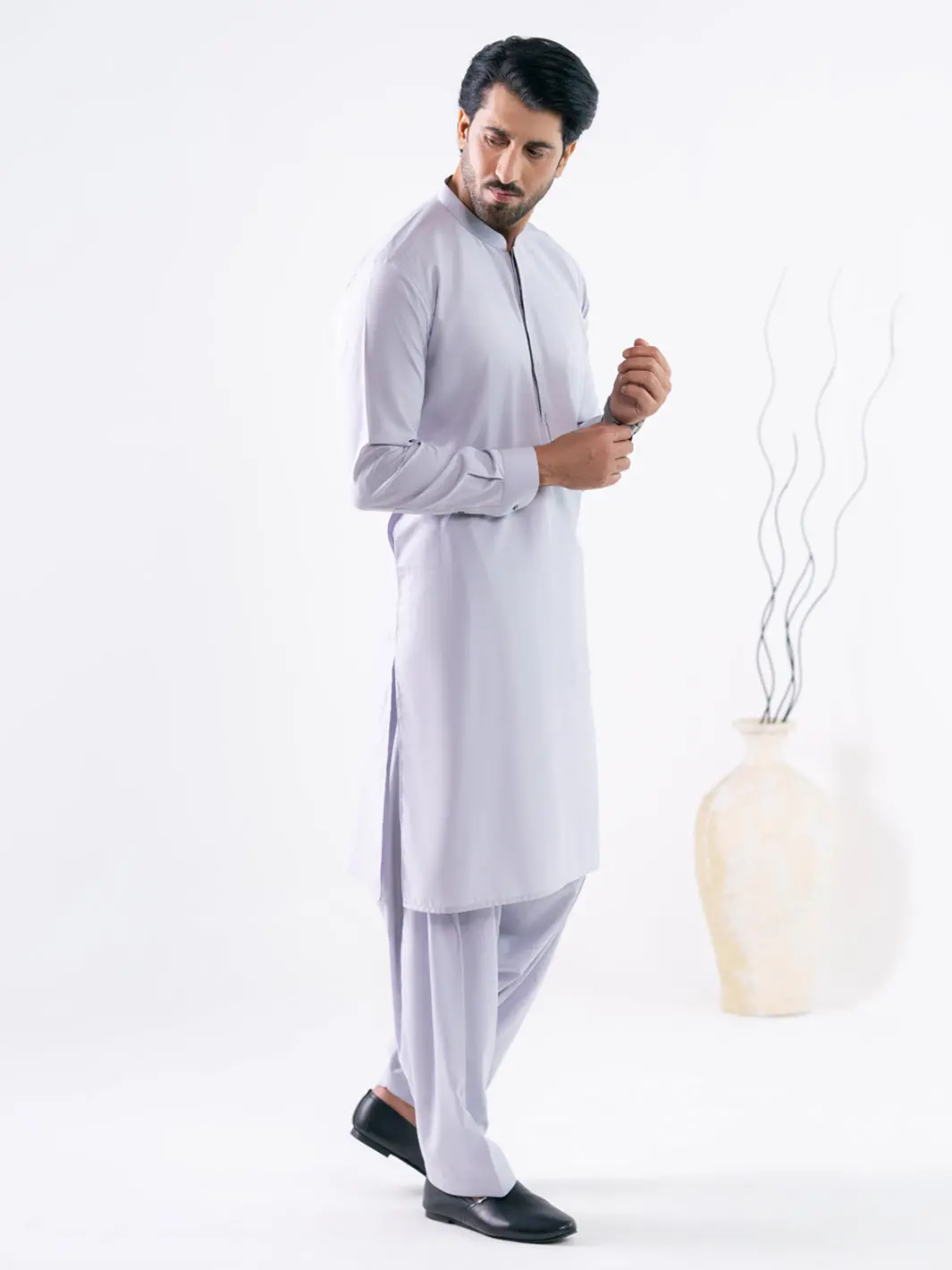 Lilac Cut & Sew Kameez Shalwar - Al-Ks-3289 1