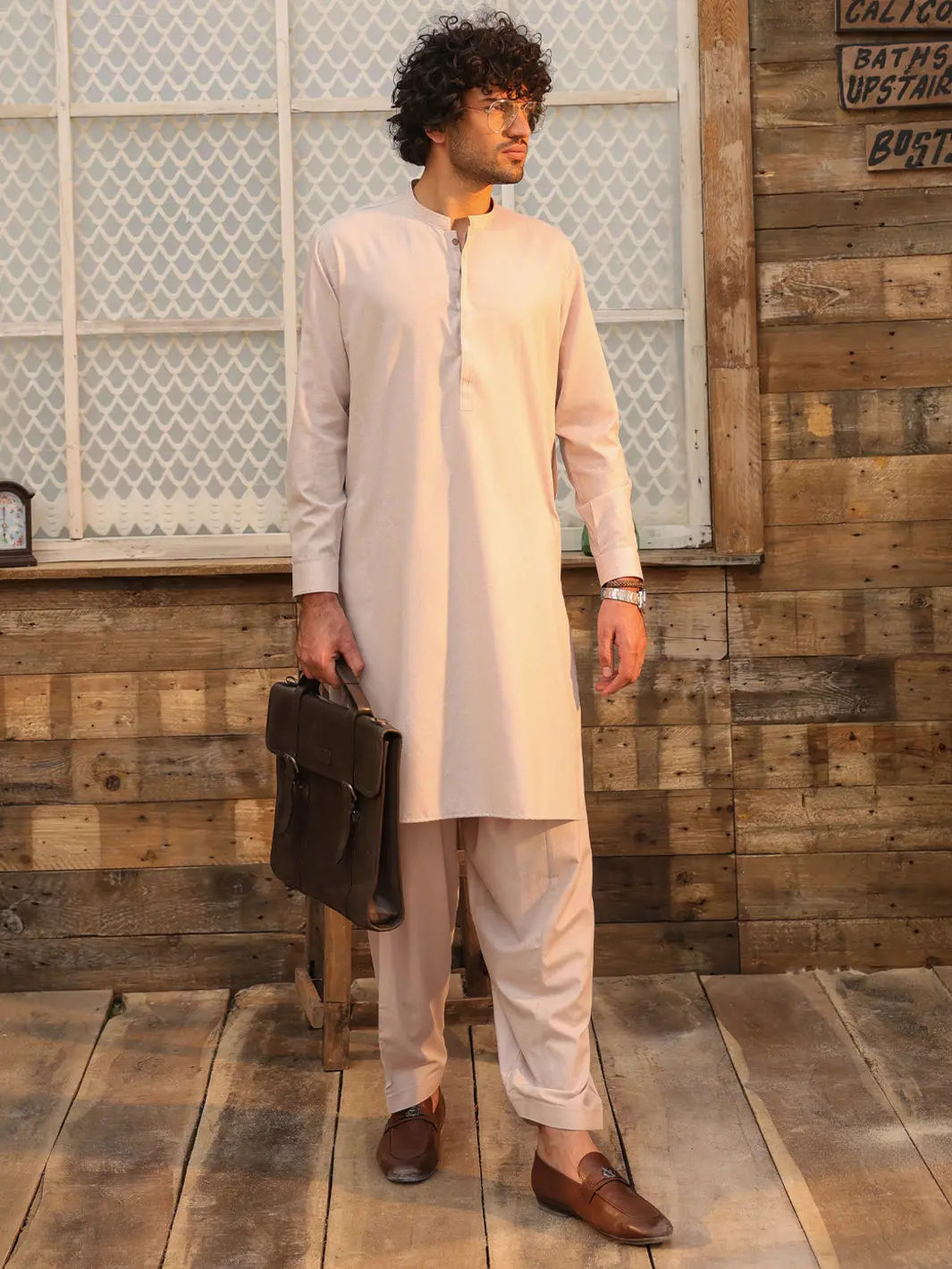 Tea Pink Cut & Sew Kameez Shalwar - Al-Ks-3332 1