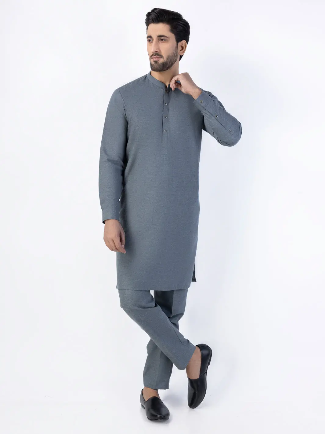 Grey Kurta Trousers - Al-Kt-3024C 1