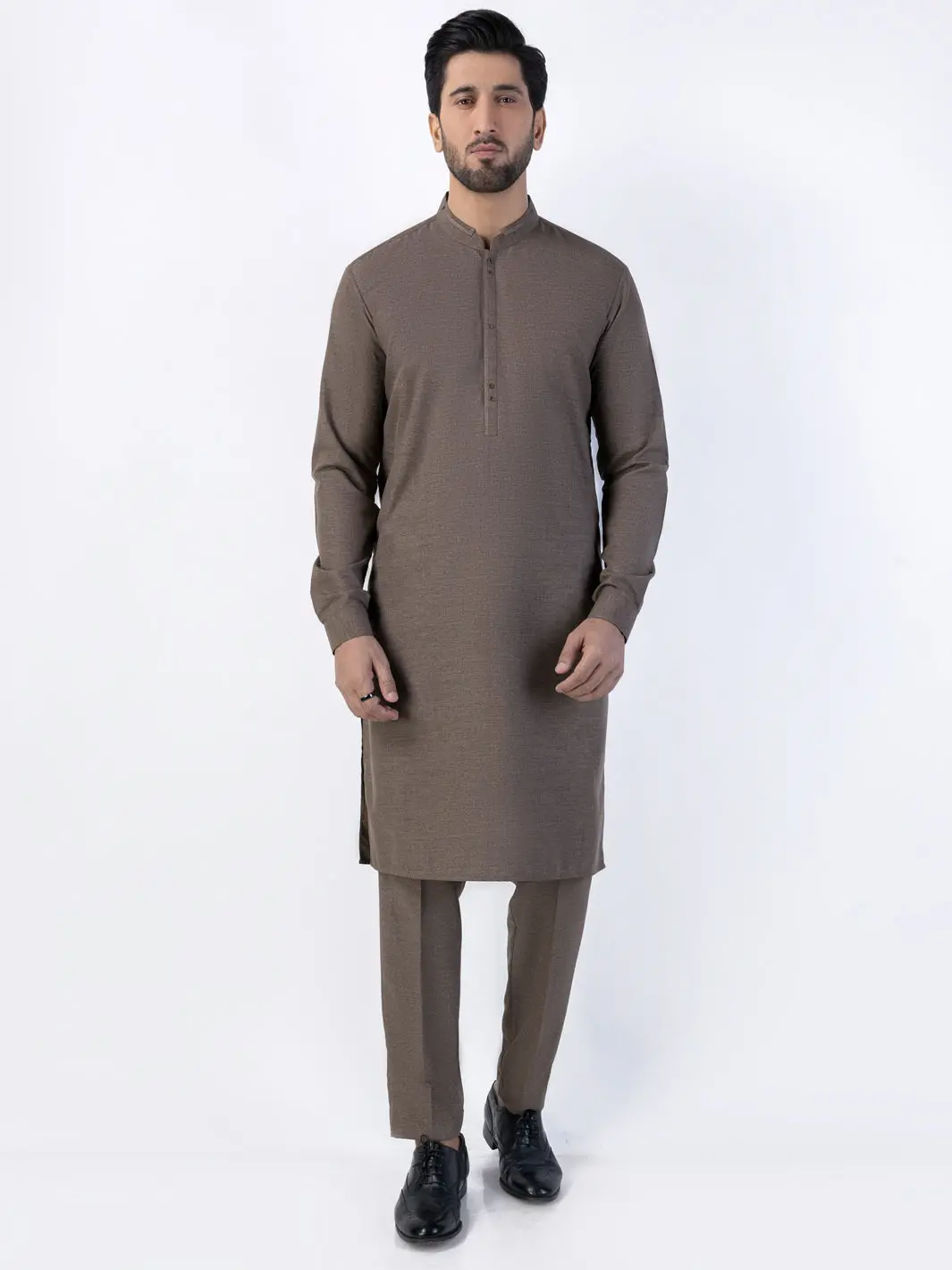 Brown Kurta Trousers - Al-Kt-3027 1