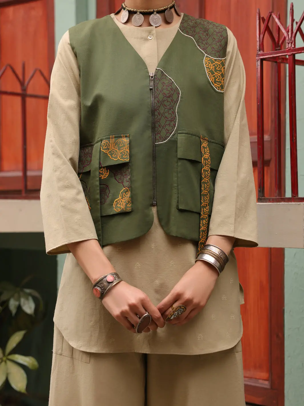 Green-Mehndi Kurti - Al-Lk-Lct-917 1