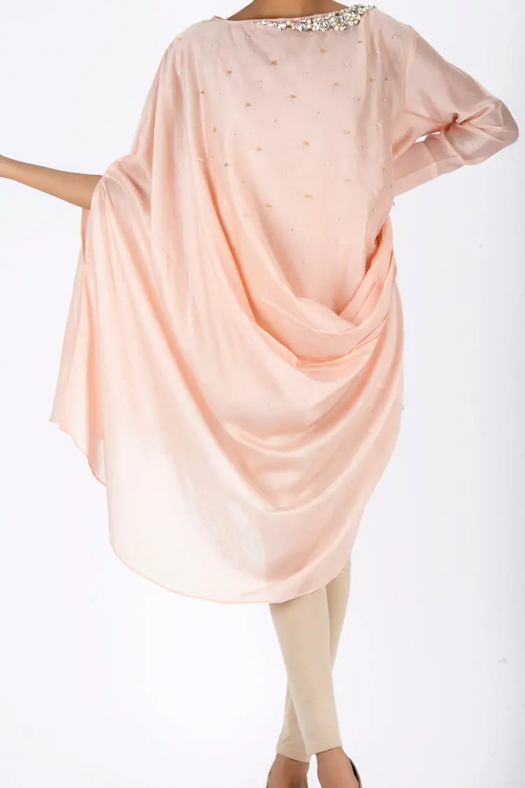 Pink Silk Tunic - Lk-641 1