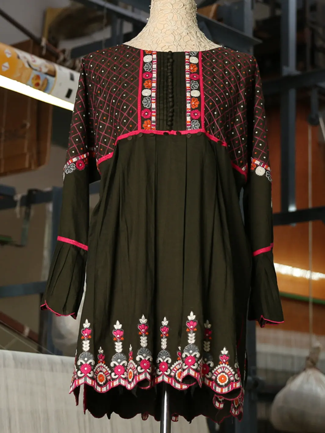 Dark Green Tunic - Lk-692 1