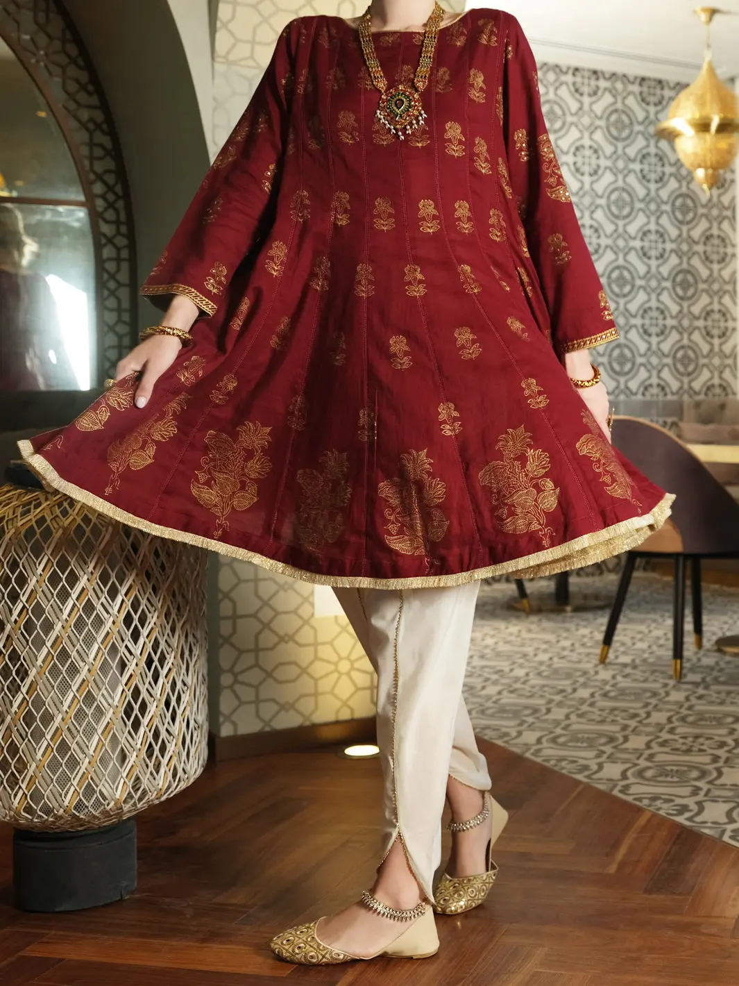 Maroon Tunic - Al-Lk-713 1
