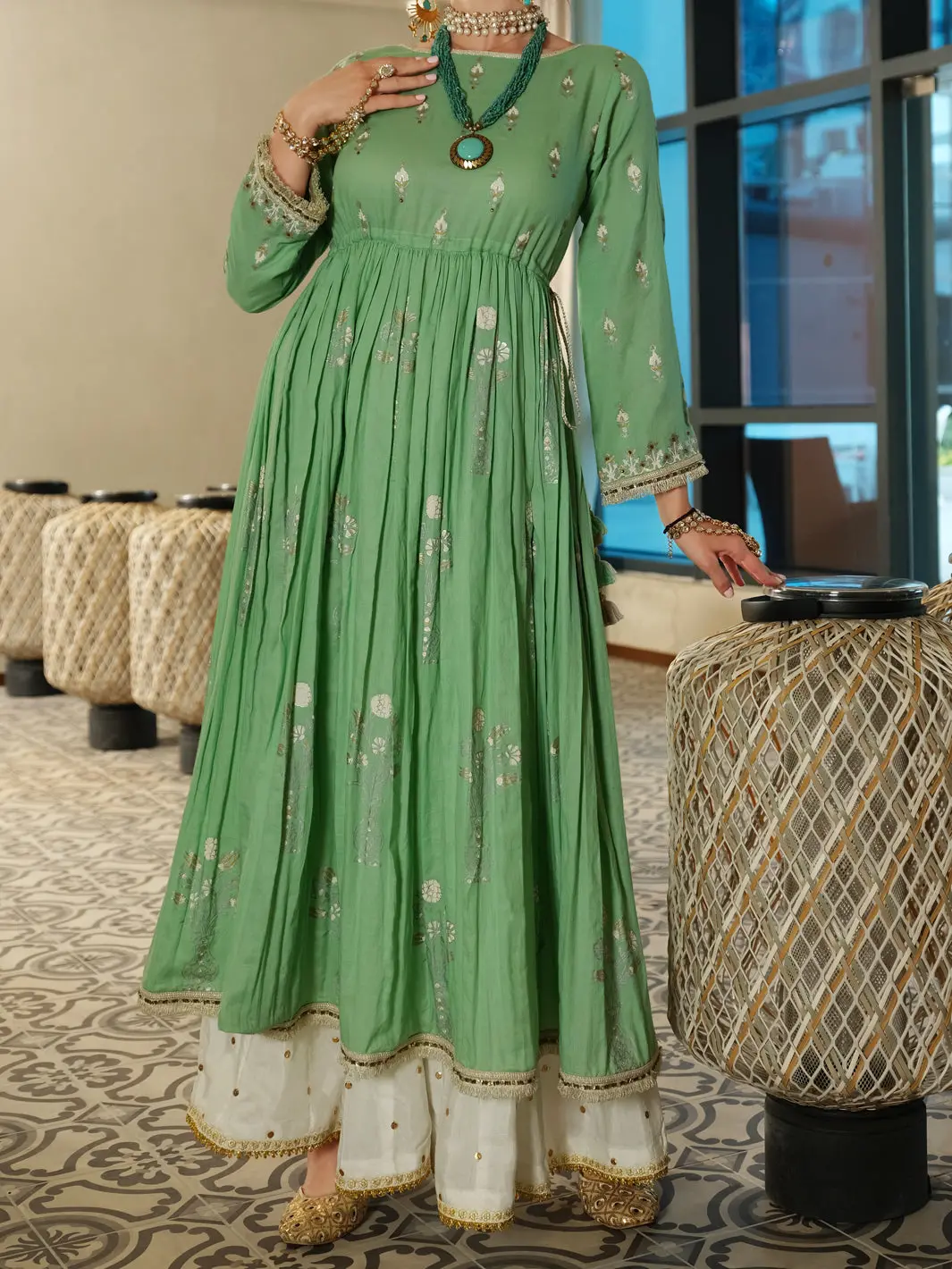 Sea Green Tunic - Al-Lk-714 1