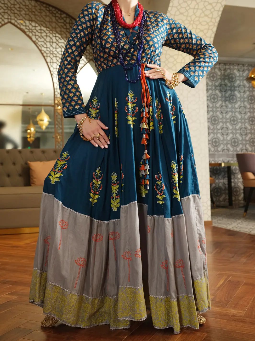 Royal Blue Tunic - Al-Lk-716 1